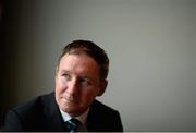 3 July 2013; Dublin manager Jim Gavin during a press conference ahead of their Leinster GAA Football Senior Championship Final against Meath on Sunday 14th July. Dublin Football Press Conference, Gibson Hotel, Dublin. Picture credit: Brian Lawless / SPORTSFILE