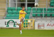 3 July 2013; Drogheda United's Declan O'Brien in action during squad training ahead of their UEFA Europa League First Qualifying Round, First Leg, against Malmö FF on Thursday. Drogheda United Squad Training, Tallaght Stadium, Tallaght, Dublin. Picture credit: Barry Cregg / SPORTSFILE