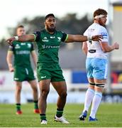 3 October 2020; Bundee Aki of Connacht during the Guinness PRO14 match between Connacht and Glasgow Warriors at The Sportsground in Galway. Photo by Ramsey Cardy/Sportsfile
