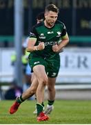 3 October 2020; Jack Carty of Connacht celebrates after kicking a late penalty during the Guinness PRO14 match between Connacht and Glasgow Warriors at The Sportsground in Galway. Photo by Ramsey Cardy/Sportsfile