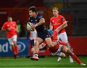 10 October 2020; Damien Hoyland of Edinburgh is tackled by Tadhg Beirne of Munster during the Guinness PRO14 match between Munster and Edinburgh at Thomond Park in Limerick. Photo by Ramsey Cardy/Sportsfile