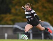 10 October 2020; Jemma Jackson of Old Belvedere RFC during the Energia Women's Community Series Leinster Conference match between Old Belvedere College RFC and Wicklow RFC at Old Belvedere Rugby Club in Dublin. Photo by Matt Browne/Sportsfile