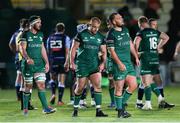 10 October 2020; Connacht players following the Guinness PRO14 match between Cardiff Blues and Connacht at Rodney Parade in Newport, Wales. Photo by Gareth Everett/Sportsfile