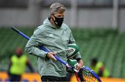 24 October 2020; Forwards coach Simon Easterby prior to the Guinness Six Nations Rugby Championship match between Ireland and Italy at the Aviva Stadium in Dublin. Due to current restrictions laid down by the Irish government to prevent the spread of coronavirus and to adhere to social distancing regulations, all sports events in Ireland are currently held behind closed doors. Photo by Brendan Moran/Sportsfile