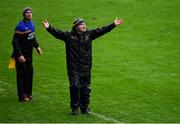 1 November 2020; Wicklow manager Davy Burke reacts during the Leinster GAA Football Senior Championship Round 1 match between Wexford and Wicklow at Chadwicks Wexford Park in Wexford. Photo by Piaras Ó Mídheach/Sportsfile