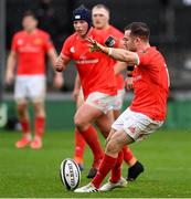 1 November 2020; JJ Hanrahan of Munster during the Guinness PRO14 match between Dragons and Munster at Rodney Parade in Newport, Wales. Photo by Ben Evans/Sportsfile