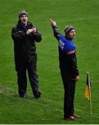 1 November 2020;  Wicklow manager Davy Burke, left, with selector Gary Jameson during the Leinster GAA Football Senior Championship Round 1 match between Wexford and Wicklow at Chadwicks Wexford Park in Wexford. Photo by Piaras Ó Mídheach/Sportsfile