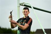 5 November 2020; PwC GAA/GPA Hurler of the Month for October, Gearóid Hegarty of Limerick, with his award at Desmond College in Newcastlewest, Limerick. Photo by Eóin Noonan/Sportsfile