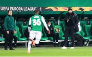 5 November 2020; Dundalk interim head coach Filippo Giovagnoli during the UEFA Europa League Group B match between SK Rapid Wien and Dundalk at Allianz Stadion in Vienna, Austria. Photo by Vid Ponikvar/Sportsfile