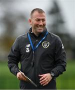 11 November 2020; Assistant manager Alan Reynolds during a Republic of Ireland U21 training session at the FAI National Training Centre in Abbotstown, Dublin. Photo by Seb Daly/Sportsfile