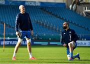 12 November 2020; Devin Toner, left, and Scott Fardy during a Leinster Rugby squad training session at the RDS Arena in Dublin. Photo by Brendan Moran/Sportsfile