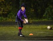 16 November 2020; Action from a Leinster Rugby Give it a Try Girls Rugby Training Session at Coolmine RFC in Coolmine, Dublin. Photo by Piaras Ó Mídheach/Sportsfile