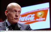 27 January 2004; Soccer referee Pierluigi Collina at a photocall to announce details of Coca-Cola's sponsorship of Euro 2004. The Helix, DCU, Dublin. Picture credit; Brian Lawless / SPORTSFILE *EDI*