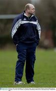 28 January 2004; Adrian McGilligan, UUC Coleraine manager. Sigerson Cup football, Preliminary Round, Dublin Institute of Technology v University Ulster Coleraine, Long Meadows, Islandbridge, Dublin. Picture credit; Damien Eagers / SPORTSFILE *EDI*