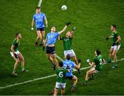 21 November 2020; Brian Fenton of Dublin in action against Ronan Jones of Meath during the Leinster GAA Football Senior Championship Final match between Dublin and Meath at Croke Park in Dublin. Photo by Daire Brennan/Sportsfile