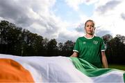 24 November 2020; Republic of Ireland's Denise O'Sullivan poses for a portrait ahead of her side's upcoming UEFA Women's EURO 2022 Qualifier match against Germany at Tallaght Stadium on Tuesday December 2nd. Photo by Stephen McCarthy/Sportsfile