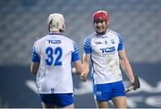 28 November 2020; Tadhg de Búrca, right, and Shane McNulty of Waterford celebrate following the GAA Hurling All-Ireland Senior Championship Semi-Final match between Kilkenny and Waterford at Croke Park in Dublin. Photo by Stephen McCarthy/Sportsfile