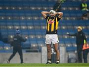 28 November 2020; Padraig Walsh of Kilkenny reacts at the full-time whistle following the GAA Hurling All-Ireland Senior Championship Semi-Final match between Kilkenny and Waterford at Croke Park in Dublin. Photo by Harry Murphy/Sportsfile