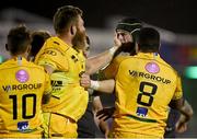 4 December 2020; Irné Herbst of Benetton and Eoghan Masterson of Connacht tussle during the Guinness PRO14 match between Connacht and Benetton at the Sportsground in Galway. Photo by Harry Murphy/Sportsfile