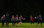 4 December 2020; Action during Mullingar RFC Women's Squad training on their return to training at Mullingar RFC in Mullingar, Westmeath. Photo by Ramsey Cardy/Sportsfile