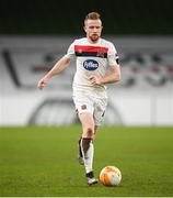 10 December 2020; Sean Hoare of Dundalk during the UEFA Europa League Group B match between Dundalk and Arsenal at the Aviva Stadium in Dublin. Photo by Stephen McCarthy/Sportsfile