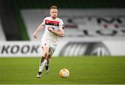 10 December 2020; Sean Hoare of Dundalk during the UEFA Europa League Group B match between Dundalk and Arsenal at the Aviva Stadium in Dublin. Photo by Stephen McCarthy/Sportsfile