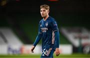 10 December 2020; Emile Smith-Rowe of Arsenal during the UEFA Europa League Group B match between Dundalk and Arsenal at the Aviva Stadium in Dublin. Photo by Stephen McCarthy/Sportsfile