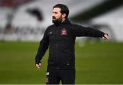 10 December 2020; Dundalk assistant coach Giuseppe Rossi ahead of the UEFA Europa League Group B match between Dundalk and Arsenal at the Aviva Stadium in Dublin. Photo by Ben McShane/Sportsfile