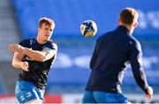 18 December 2020; Josh van der Flier, left, and Garry Ringrose during the Leinster Rugby Captains Run at the RDS Arena in Dublin. Photo by Ramsey Cardy/Sportsfile