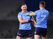 19 December 2020; Philip McMahon, left, and Robert McDaid of Dublin celebrate following their sides victory in the the GAA Football All-Ireland Senior Championship Final match between Dublin and Mayo at Croke Park in Dublin. Photo by Sam Barnes/Sportsfile
