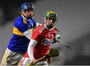 23 December 2020; Brian Roche of Cork in action against Ray McCormack of Tipperary during the Bord Gáis Energy Munster GAA Hurling U20 Championship Final match between Cork and Tipperary at Páirc Uí Chaoimh in Cork. Photo by Piaras Ó Mídheach/Sportsfile