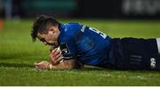 2 January 2021; Luke McGrath of Leinster scores his side's second try during the Guinness PRO14 match between Leinster and Connacht at the RDS Arena in Dublin. Photo by Brendan Moran/Sportsfile