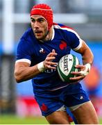 14 February 2021; Gabin Villière of France during the Guinness Six Nations Rugby Championship match between Ireland and France at the Aviva Stadium in Dublin. Photo by Brendan Moran/Sportsfile