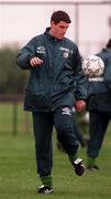 26 April 1997; Mark Kennedy during a Republic of Ireland training session at AUL Complex in Clonshaugh, Dublin. Photo by Brendan Moran/Sportsfile