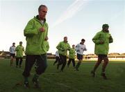 15 November 1998; Republic of Ireland manager Mick McCarthy during a Republic of Ireland training session at Tolka Rovers FC, Frank Cooke Park in Dublin. Photo by David Maher/Sportsfile
