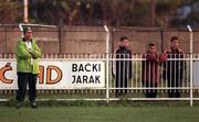 17 November 1998; Republic of Ireland manager Mick McCarthy during a Republic of Ireland training session at the Radnitchi Stadium in Belgrade, Yugoslavia. Photo by David Maher/Sportsfile