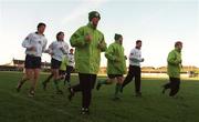 15 November 1998; Roy Keane during a Republic of Ireland training session at Tolka Rovers FC, Frank  Cooke Park in Dublin. Photo by David Maher/Sportsfile