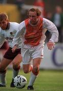 14 July 1998; Thomas Morgan of St Patrick's Athletic during the Club Friendly between St Patrick's Athletic and Hearts at Richmond Park in Dublin. Photo by Brendan Moran/Sportsfile