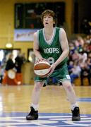 30 January 2004; Scott Kinevane, Shamrock Rovers. National Basketball Cup 2004, Junior Men's Semi-Final, Dart Killester v Shamrock Rovers, The ESB Arena, Tallaght, Dublin. Picture credit; Brendan Moran / SPORTSFILE *EDI*