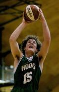 30 January 2004; Ciaran White, Shamrock Rovers. National Basketball Cup 2004, Junior Men's Semi-Final, Dart Killester v Shamrock Rovers, The ESB Arena, Tallaght, Dublin. Picture credit; Brendan Moran / SPORTSFILE *EDI*