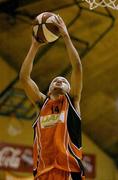 30 January 2004; Isaac Westbrooks, Dart Killester. National Basketball Cup 2004, Junior Men's Semi-Final, Dart Killester v Shamrock Rovers, The ESB Arena, Tallaght, Dublin. Picture credit; Brendan Moran / SPORTSFILE *EDI*