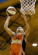 30 January 2004; Isaac Westbrooks, Dart Killester. National Basketball Cup 2004, Junior Men's Semi-Final, Dart Killester v Shamrock Rovers, The ESB Arena, Tallaght, Dublin. Picture credit; Brendan Moran / SPORTSFILE *EDI*