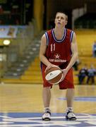 30 January 2004; Daire Conway, Westaro Castlebar. National Basketball Cup 2004, Junior Men's Semi-Final, Mardyke UCC Demons v Westaro Castlebar, The ESB Arena, Tallaght, Dublin. Picture credit; Brendan Moran / SPORTSFILE *EDI*