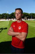 10 July 2013; St Patrick's Athletic's Ger O'Brien after a press conference ahead of their UEFA Europa League First Qualifying Round, Second Leg, game against VMFD Zalgiris on Thursday. St Patrick's Athletic Press Conference, Richmond Park, Dublin. Picture credit: Brian Lawless / SPORTSFILE