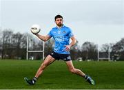 10 March 2021; Dublin Footballer Niall Scully is photographed in Rathfarnham at the launch of the new virtual AIG Health Plus portal which offers free membership at www.aig.ie/dubgym for all Dublin GAA club players and members to a unique physiotherapy-led fitness and health online resource that includes virtual gym membership. Photo by Harry Murphy/Sportsfile