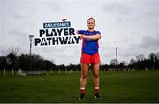 16 March 2021; Meath and Dunboyne footballer Vikki Wall at the launch of the new Gaelic Games Player Pathway which is a new united approach to coaching and player development by the GAA, LGFA and Camogie Association and which puts the club as the core. Photo by Harry Murphy/Sportsfile