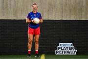 16 March 2021; Meath and Dunboyne footballer Vikki Wall at the launch of the new Gaelic Games Player Pathway which is a new united approach to coaching and player development by the GAA, LGFA and Camogie Association and which puts the club as the core. Photo by Harry Murphy/Sportsfile