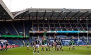 14 March 2021; A general view of a line-out during the Guinness Six Nations Rugby Championship match between Scotland and Ireland at BT Murrayfield Stadium in Edinburgh, Scotland. Photo by Paul Devlin/Sportsfile