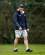 15 March 2021; Academy strength and conditioning coach Joe McGinley during Leinster Rugby Squad Training at UCD in Dublin.  Photo by Ramsey Cardy/Sportsfile