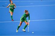 14 March 2021; Nikki Evans of Ireland during the SoftCo Series International Hockey match between Ireland and Great Britain at Queens University Sports Grounds in Belfast. Photo by Ramsey Cardy/Sportsfile